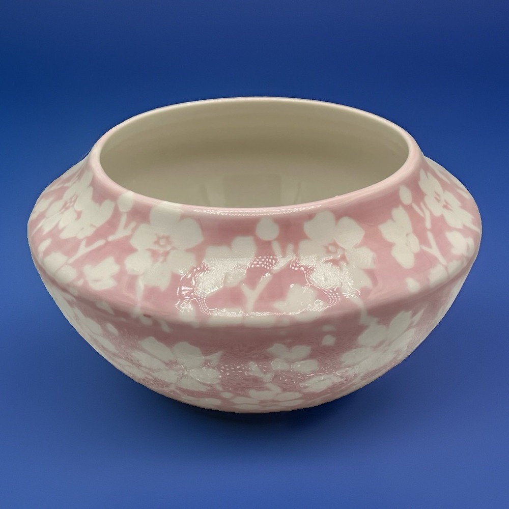 SIA Collection Sorbet Pink Ceramic Cherry Blossom Bowl 283520